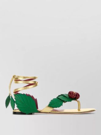 Valentino Garavani leather thong sandals