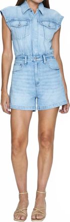 Pistola Denim Lennox Romper In Midsummer