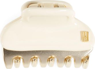 Alexandre de Paris Small Hair Clip in Ivory Gold at Nordstrom