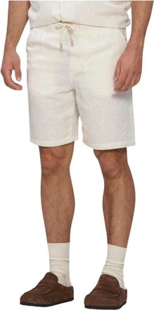 Butcher of Blue Korte Broeken, Heren, Beige, M, Alex Embro Short