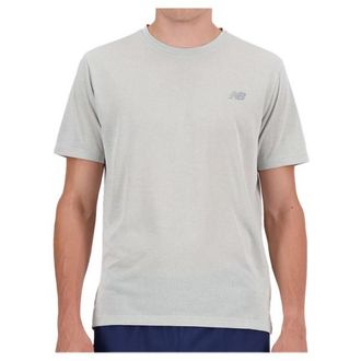 New Balance Athletics Run S/S Laufshirt f&uuml;r Herren | grau