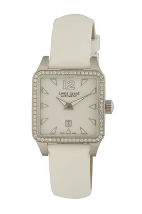 Louis Erard Womens Emotion White Watch Leather - One Size