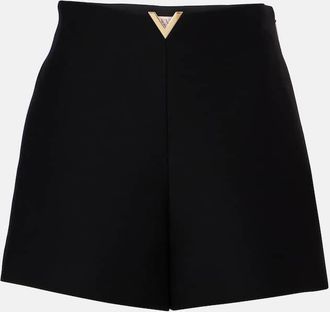 Valentino VGold Crepe Couture shorts