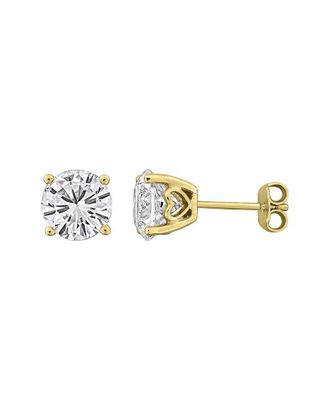 Rina Limor Silver 4.80 ct. tw. Lab-Grown Created White Sapphire Stud Earrings