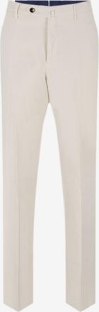 Pantaloni Torino Schmale Hose aus Baumwolle und Kaschmir