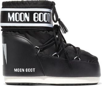 Moon Boot Icon Low - Dames - Winterlaarzen - Zwart - 39 EU - Polyester - Schoenen