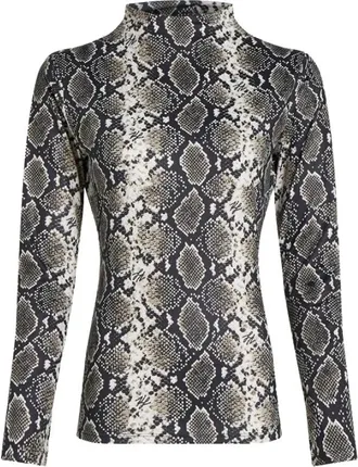 Karl Lagerfeld Donna, Top, Grigio, L, new