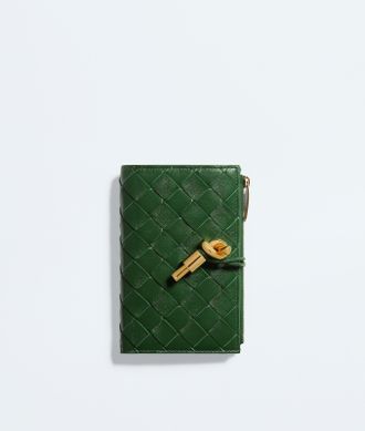 Bottega Veneta Andiamo Medium Bi-Fold Wallet - Green - Woman - U