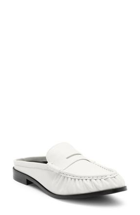 Jeffrey Campbell Goddard Penny Loafer Mule in White at Nordstrom, Size 6.5