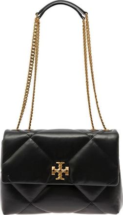 Tory Burch Kira Diamond Crossbodytas - Dames - Schoudertassen - Zwart - ONE Size - Leer - Tassen