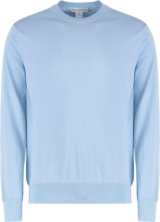 Comme Des Gar&ccedil;ons Light Blue Knitted Sweatshirt