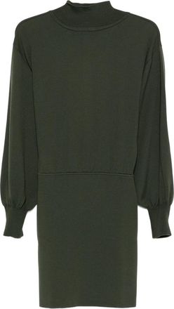 Antonino Valenti High-neck Balloon-sleeve Mini Dress