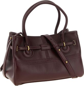 Chlo&eacute; Lambskin Leather Shoulder Bag - Bordeaux