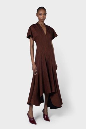 Roksanda Ilincic Sapha Tailored Midi Dress in Blood Orange at Nordstrom, Size 6