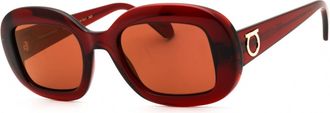 Ferragamo SF2038SE 224 Transparent Rust/Brown