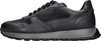 Doucal's Leren en Su&egrave;de Sneakers - Heren - Sneakers - Blauw - 42 EU - Su&egrave;de - Schoenen