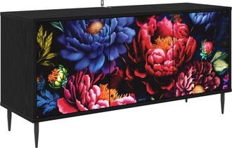 vidaXL Mueble De Tv Kiel 102 X 33 X 51 Cm Roble Negro Vidaxl