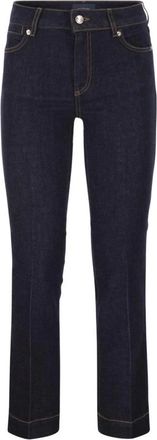 Sportmax Record Flared Denim Jeans - Dames - Slim Fit Jeans - Blauw - W28 - Denim - Jeans