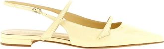 Alexandre Birman Tita Slingback - Dames - Ballerinas - Geel - 38 1/2 EU - Leer - Schoenen