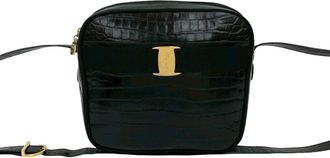 Ferragamo Leather Pochette Shoulder Bag (Pre-Owned)