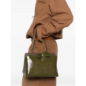 The Attico LAltra Di Milano Patent-leather Tote Bag