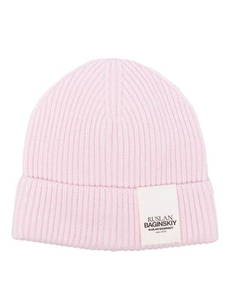 Ruslan Baginskiy ribbed-knit beanie - Pink