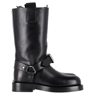 Burberry Burberry leren laarzen tot halverwege de kuit