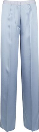 Forte_Forte Anvers High-Waisted Shiny Satin Wide-Leg Pants