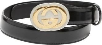 Gucci Pre-owned Belts, female, Black, Size: ONE SIZE Pre-owned Vintage Belt