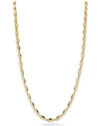 Glaze Jewelry 14K Over Silver Cz Necklace