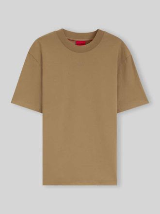 HUGO BOSS Regular Fit T-Shirt aus reiner Baumwolle Modell DAPOLINO in Sand, Gr&ouml;&szlig;e XXL