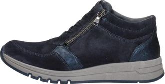 Waldl&auml;ufer H-April - Dames - Sneakers - Blauw - 38 EU - Leer - Schoenen