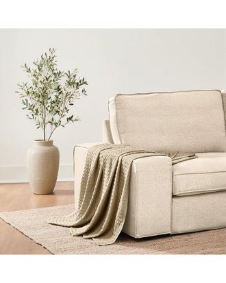 Brooklyn Loom Cotton Waffle Throw