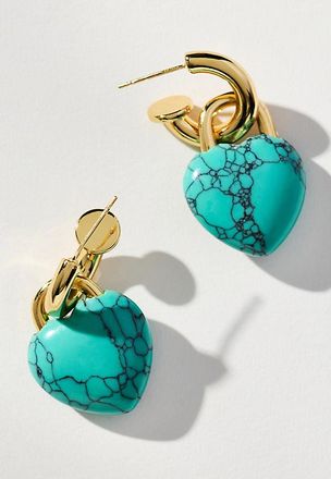 Holst + Lee Heart Locket Earrings