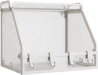 OEM Cesta De Almacenamiento De Pared, Cesta De Alambre Resistente Para Verduras, Organizador De Ba&ntilde;o Multifuncional Para Uso Dom&eacute;stico