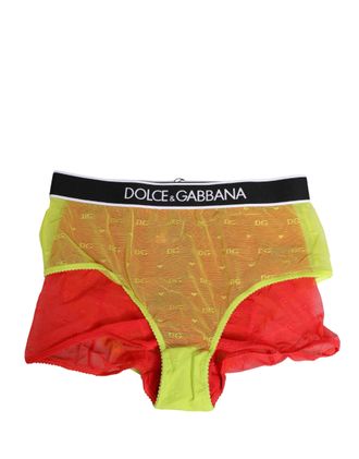 Dolce & Gabbana Womens Nylon Tulle Girdle Bodysuit Multicolor Elastane Bodysuits