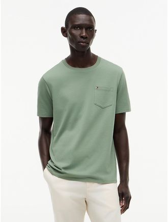 Tommy Hilfiger Mens Everyday Pocket T-Shirt - Green - XXXL