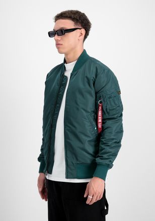 Alpha Industries Bomberjacke ALPHA INDUSTRIES MA-1 VF 59 Long, Herren, Gr. XXL, gr&uuml;n (force gr&uuml;n), Obermaterial: 100% Nylon; Futter: 100% Nylon; F&uuml;llung: 100% Polyeste
