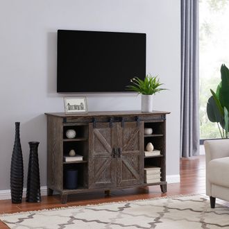 SEI Holmes Barn Door Tv Stand