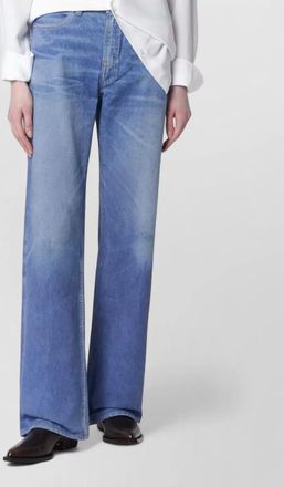 Our Legacy printed wide-leg jeans
