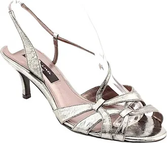 Nina Womens Cyprana Heel In Grey Crinkle