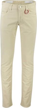 Sartoria Tramarossa Broeken, Heren, Beige, W32 L34, Katoen, Michelangelo Jeans