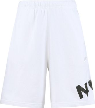 Nike Printing Casual Sports Breathable Shorts White CZ9931-100