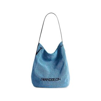 J.W.Anderson Dames, Tassen, Blauw, Maat: ONE Size Katoen