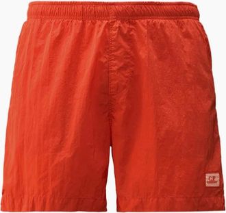 C.P. Company Mens Chrome-R Boxer Swim Shorts - Red - Size: 34/32