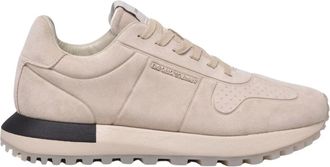 Emporio Armani Schoenen, Heren, Beige, 44 EU, Leer, Sneaker