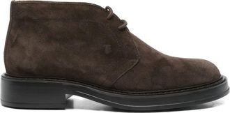 Tod's Suède desert boots - Bruin