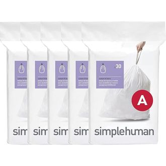 Simplehuman Code A Custom Fit Liners with Quick Dispense Packs in 150 Liners at Nordstrom, Size Refill