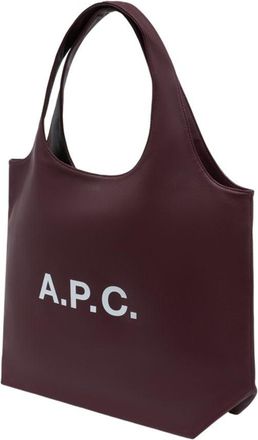 A.P.C. Womens Ninon Tote Burgundy Synthetic