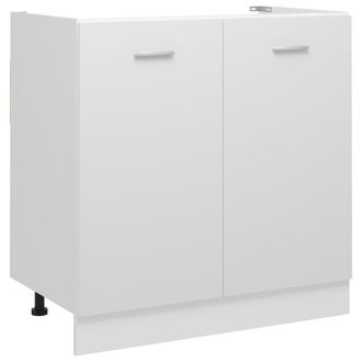 vidaXL Mobile Sottolavello lyon Bianco 80x46x81,5 Cm - Vidaxl
